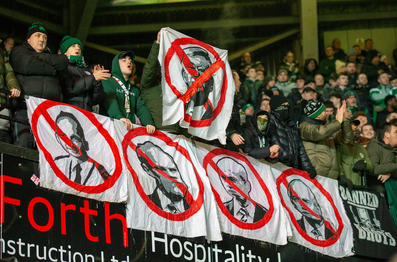 Celtic fan protest