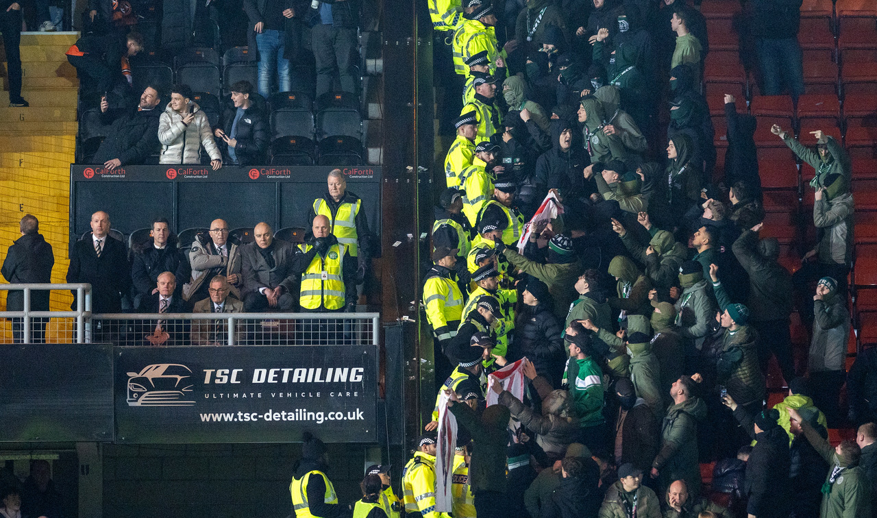 The Celtic Board at Tannadice
