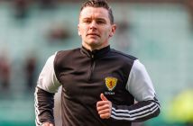 Referee Nick Walsh at Easter Road.