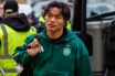 Reo Hatate of Celtic arriving at the ground