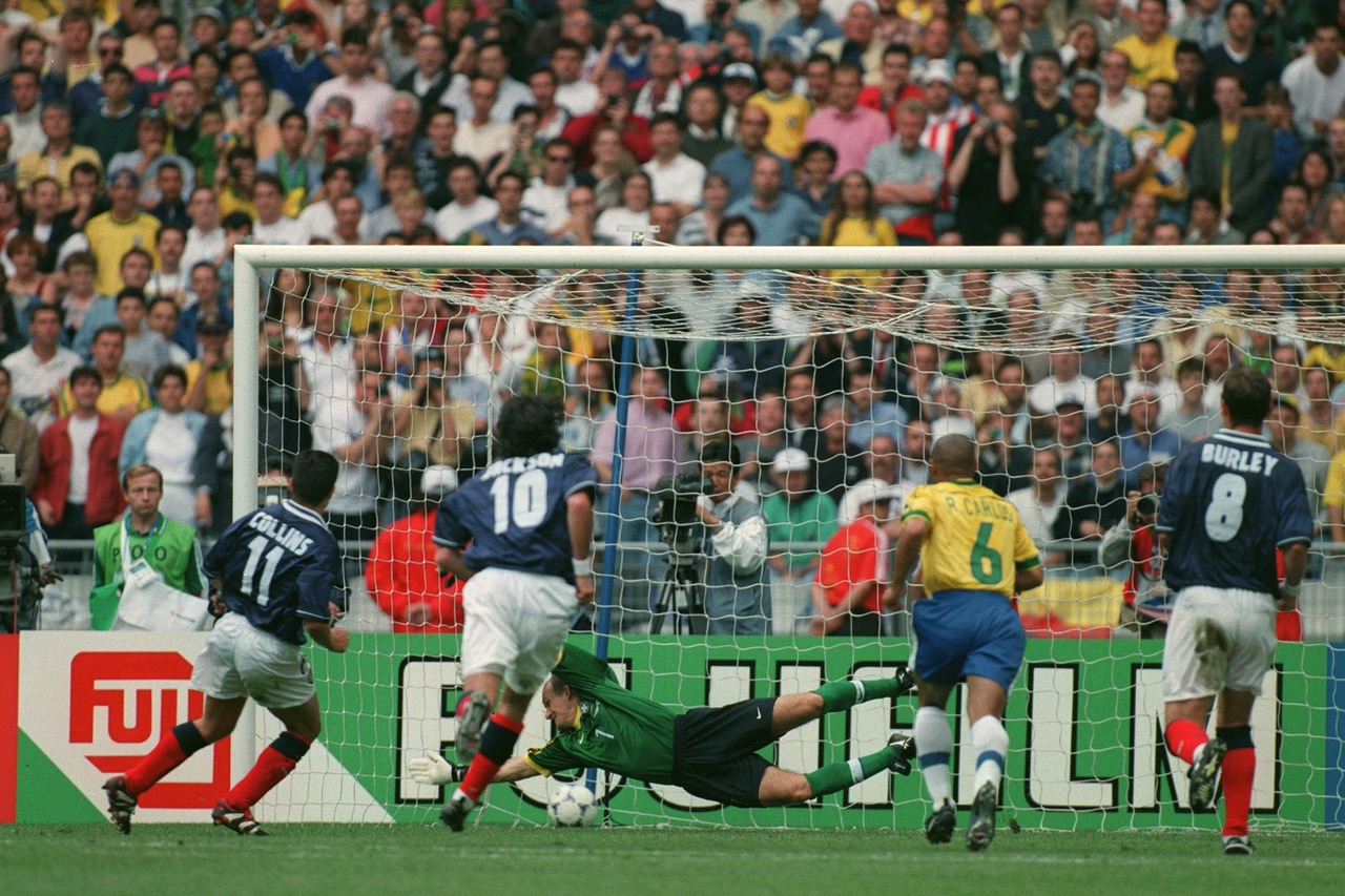 John Collins scores against Brazil 