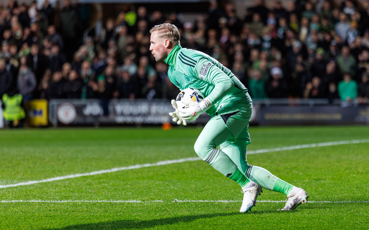 Celtic Goalkeeper Kasper Schmeichel