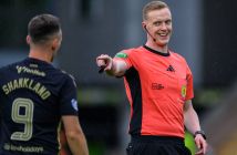 Referee Duncan Nicolson