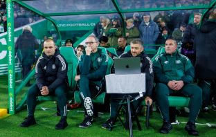 Martin O'Neill, Shaun Maloney, Gavin Strachan and Mark Fotheringham