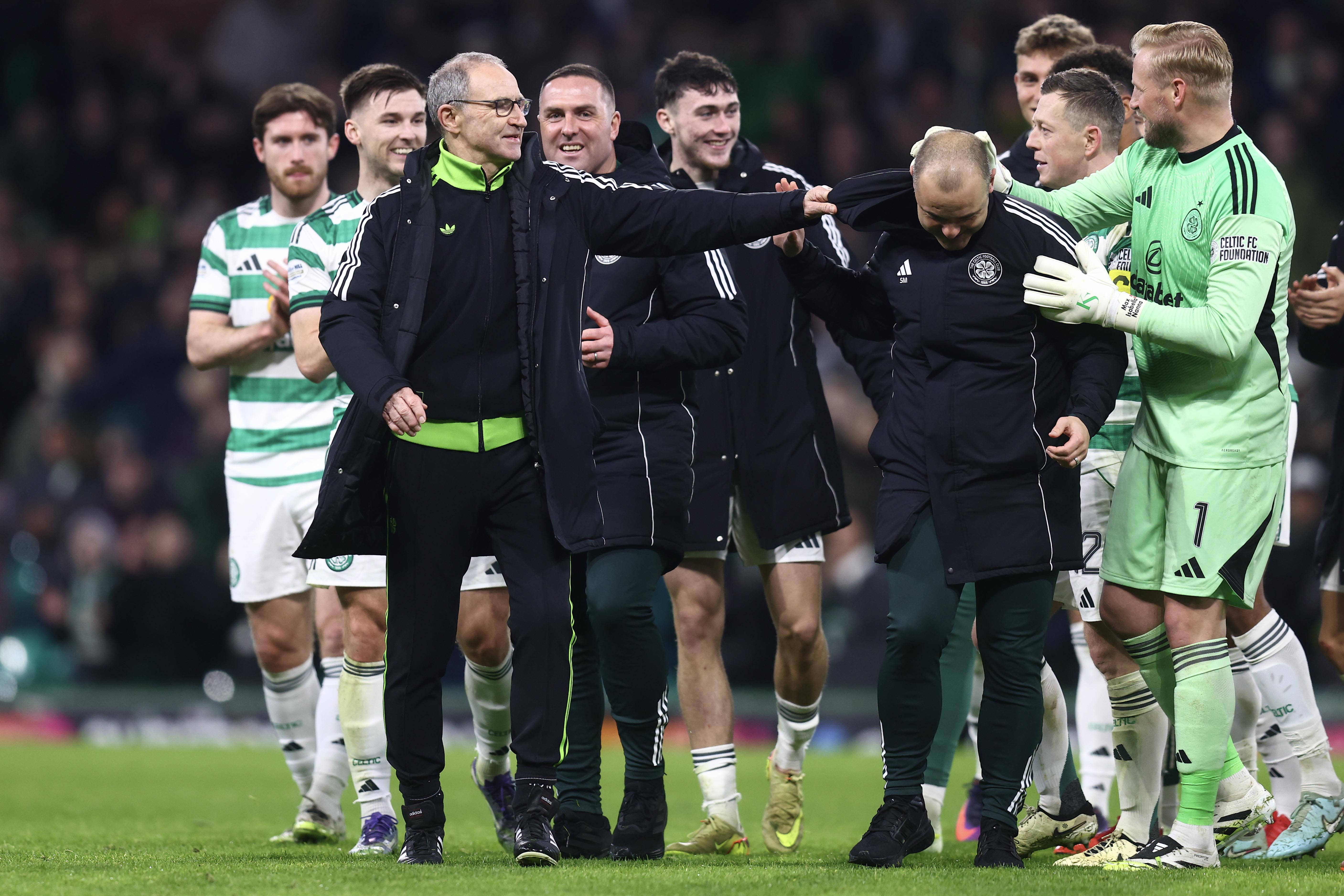 Martin O'Neill and Shaun Maloney