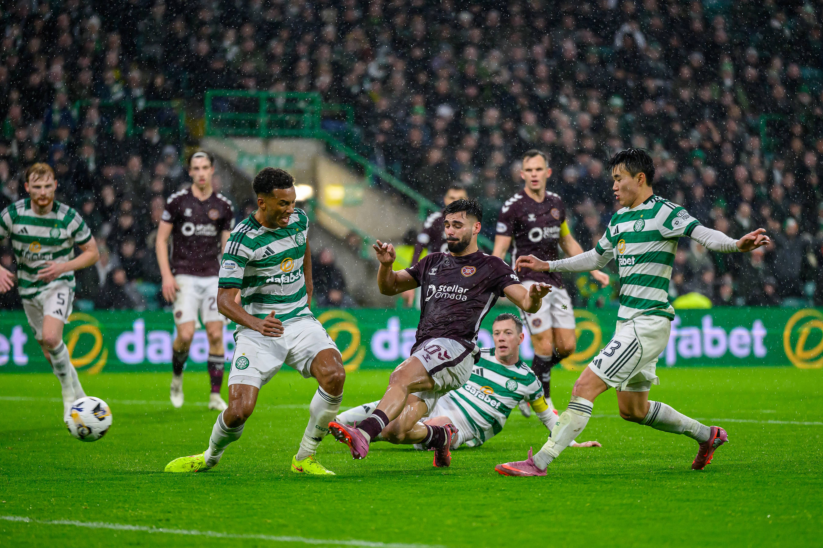 Hearts open the scoring