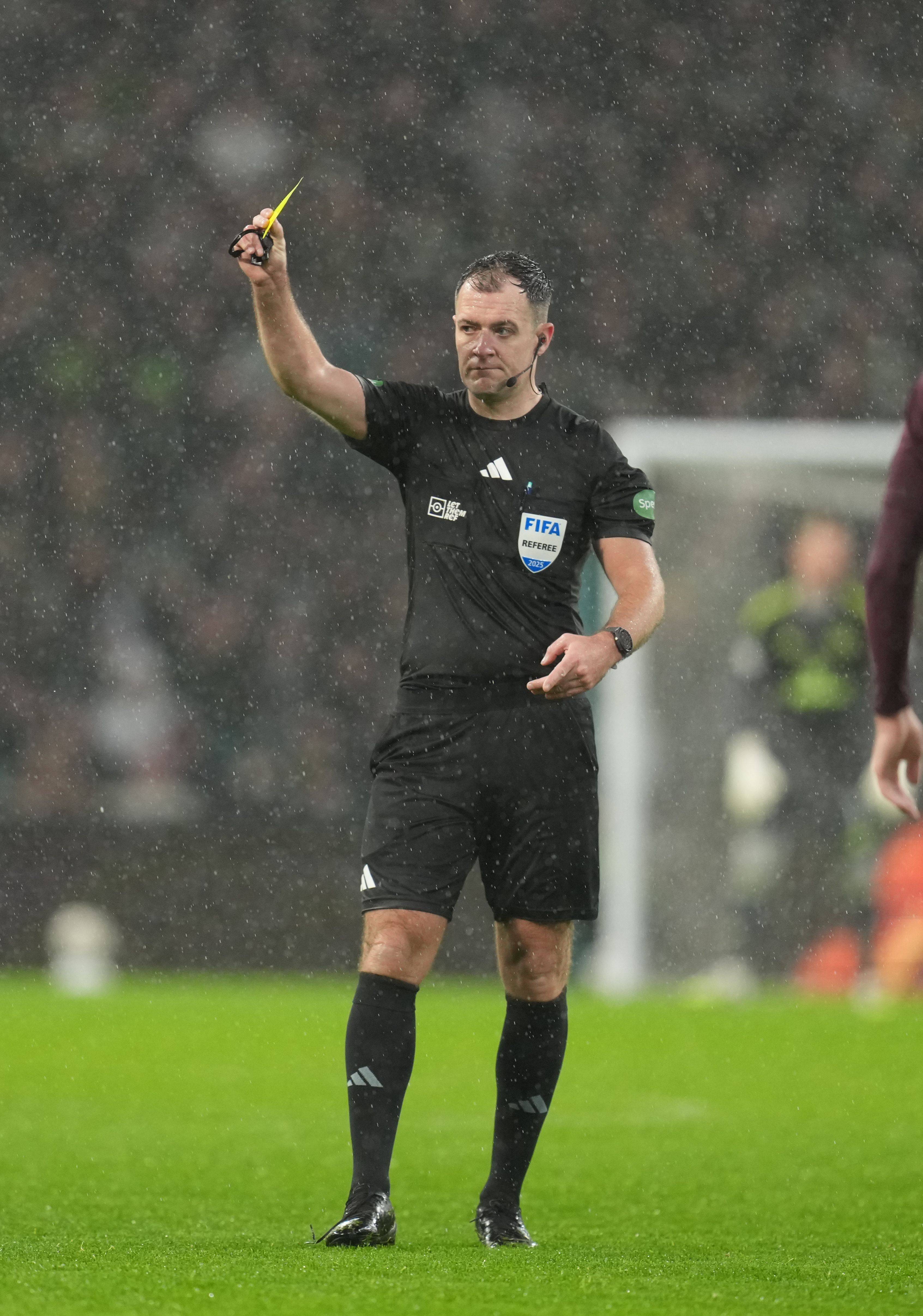 Referee Don Robertston