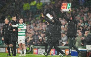 Luke McCowan waits to come on.