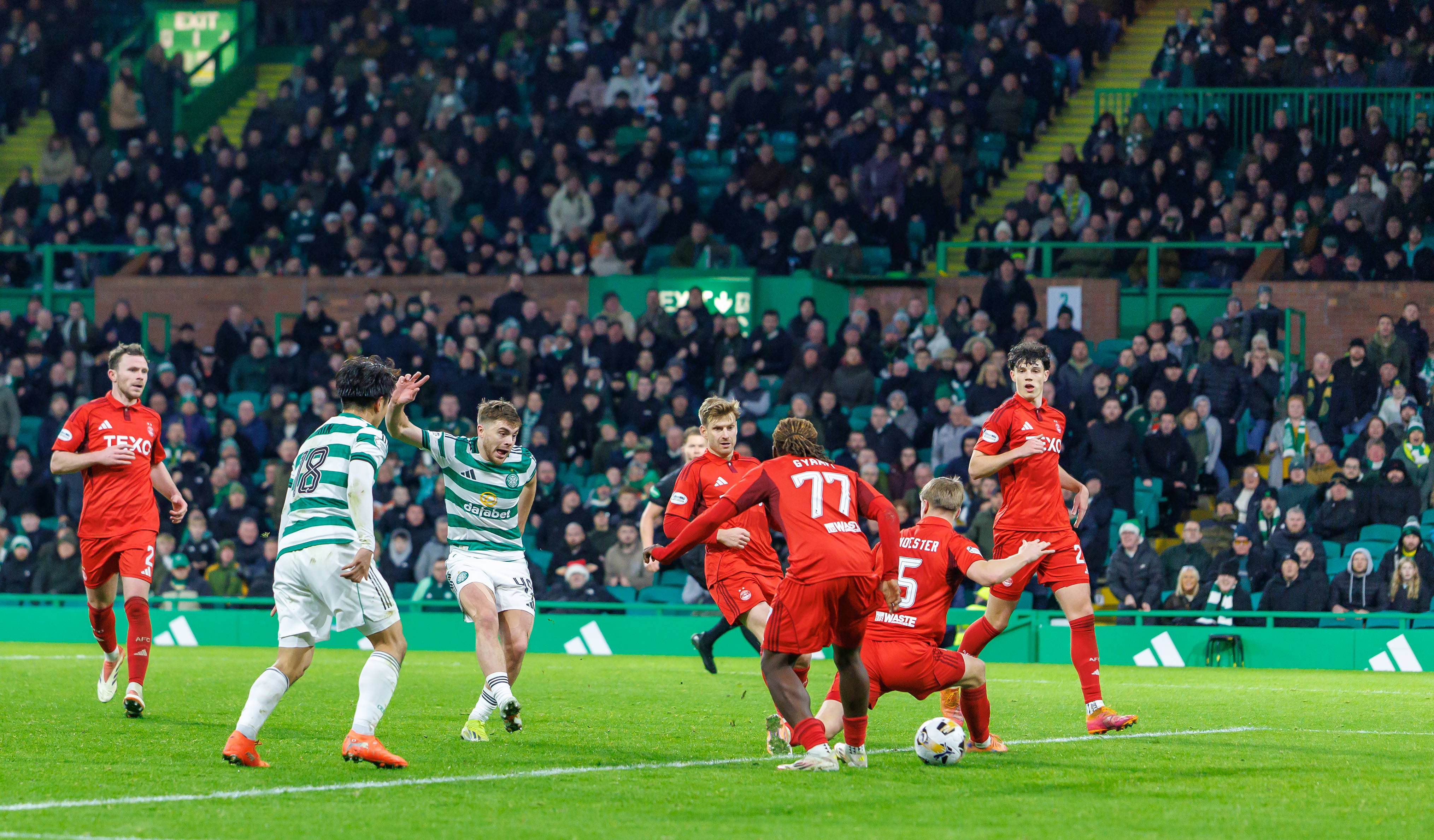 James Forrest scores for Celtic