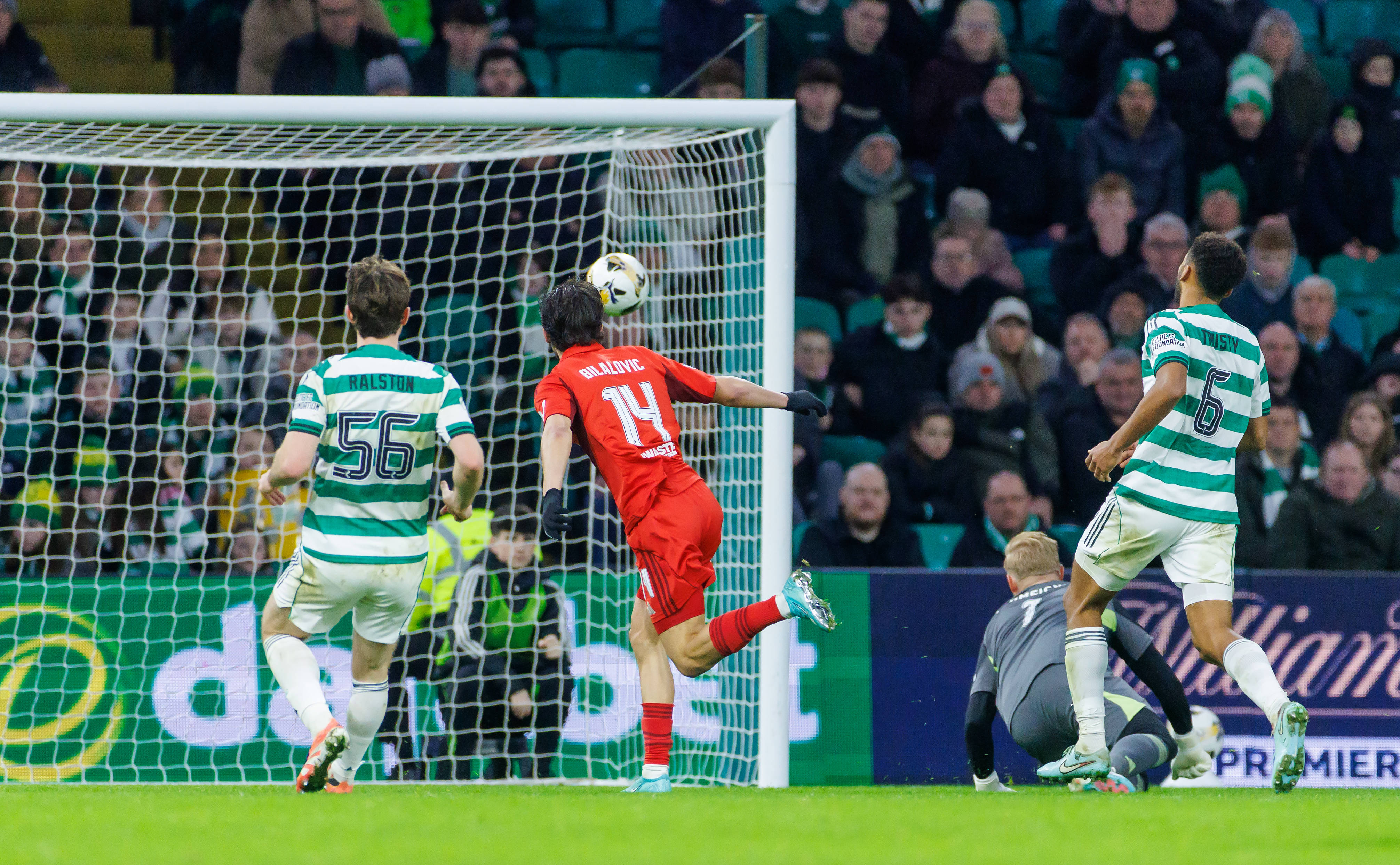 Bilalovic scores for Aberdeen