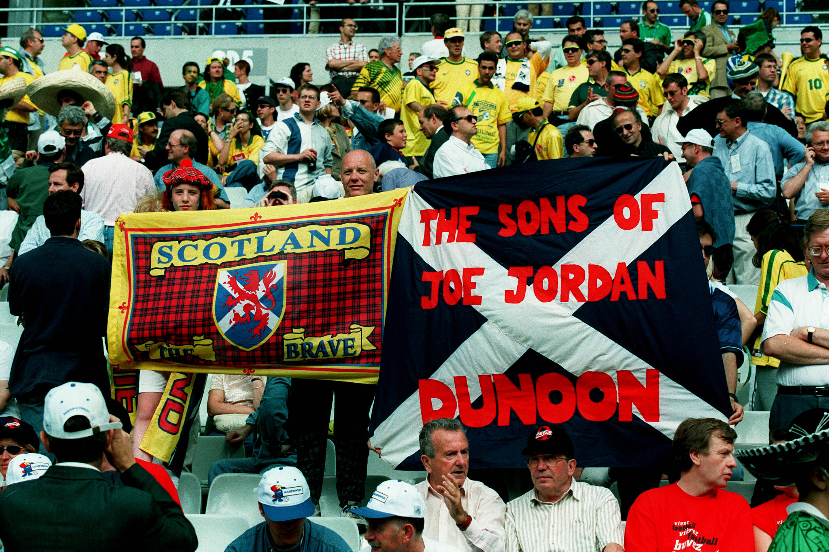 Tartan Army at Brazil v Scotland 18 June 1998