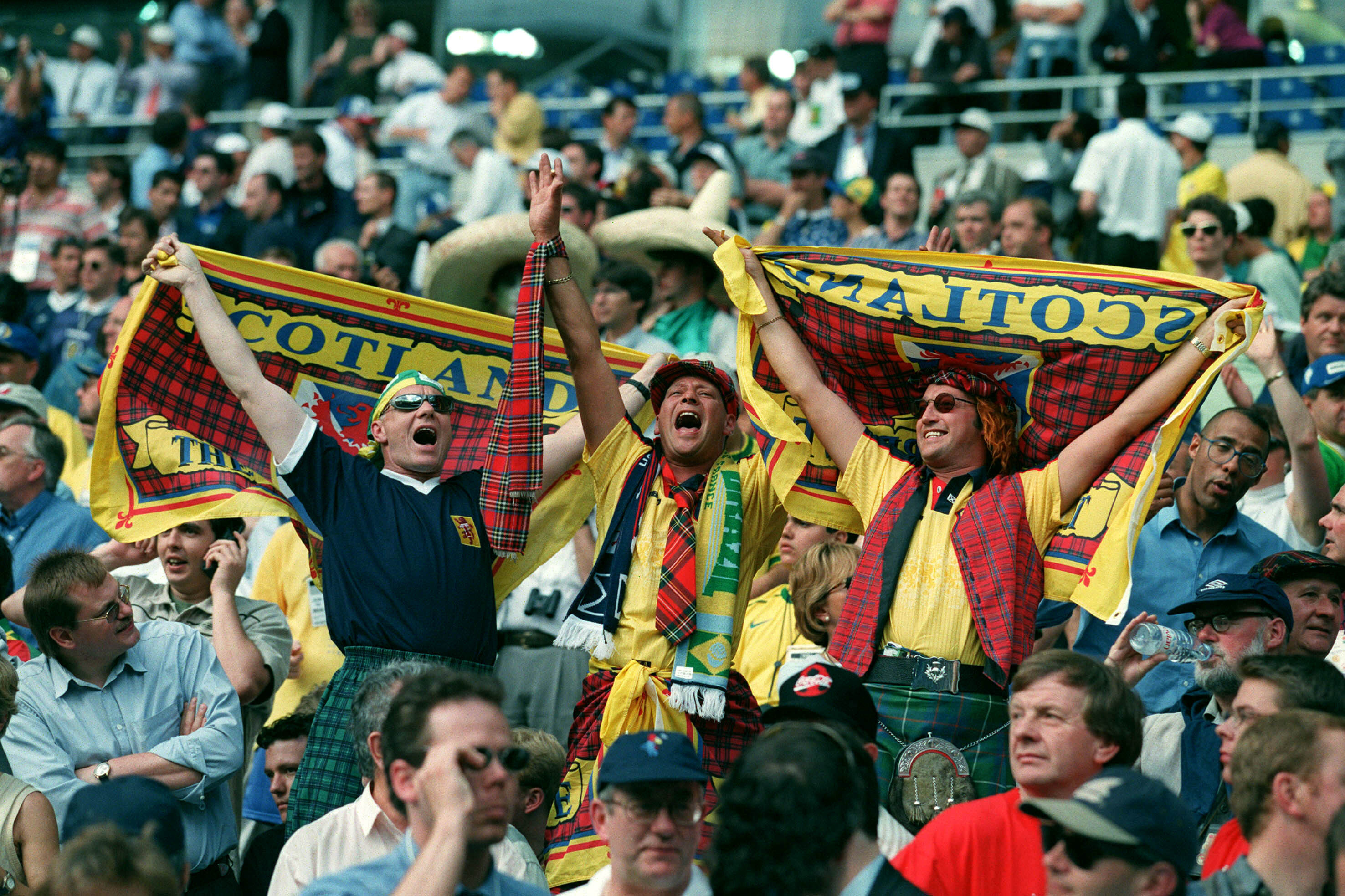 Tartan Army, Scotland v Brazil 1998 World Cup