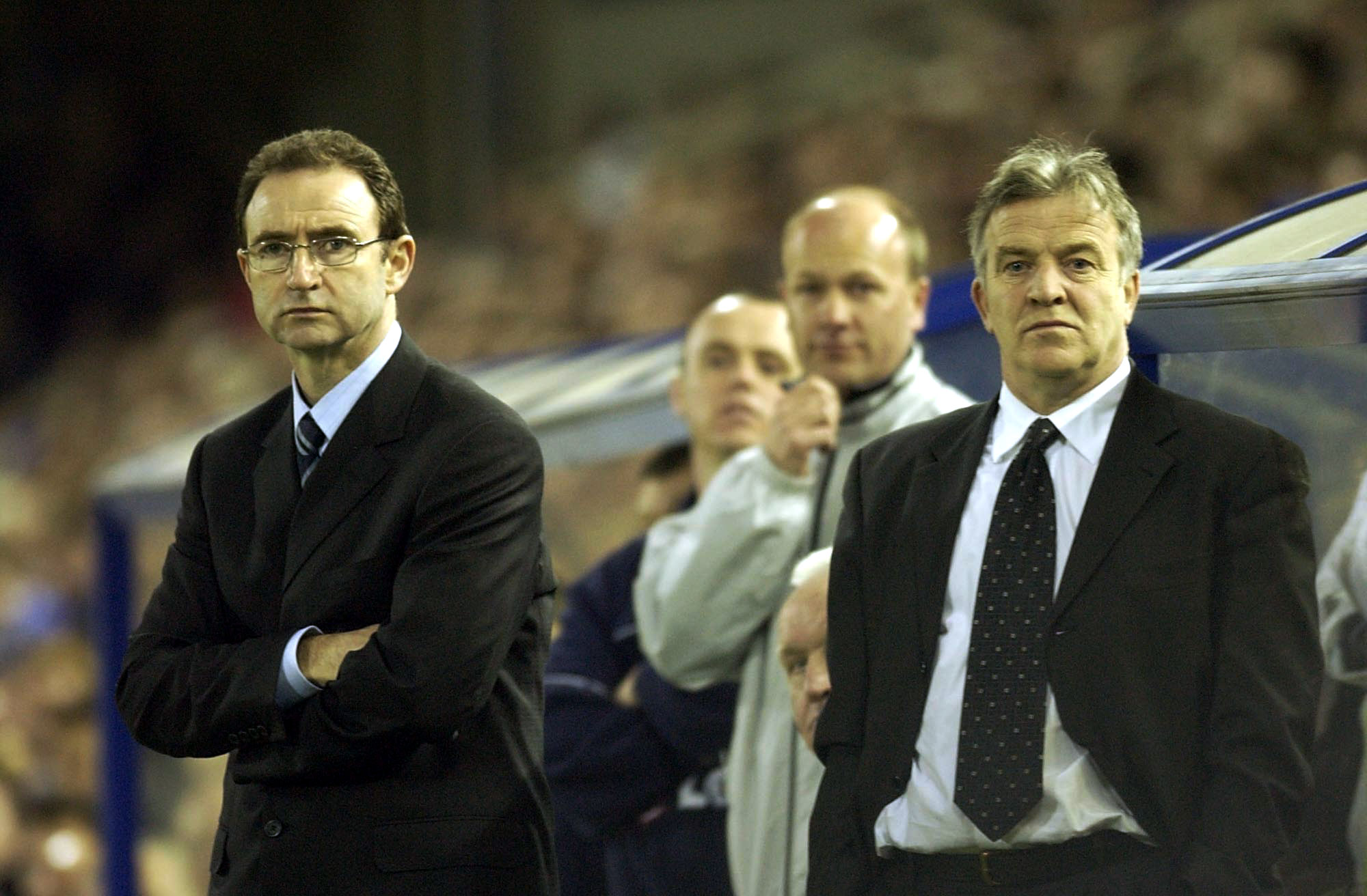 John Robertson alongside Martin O'Neill