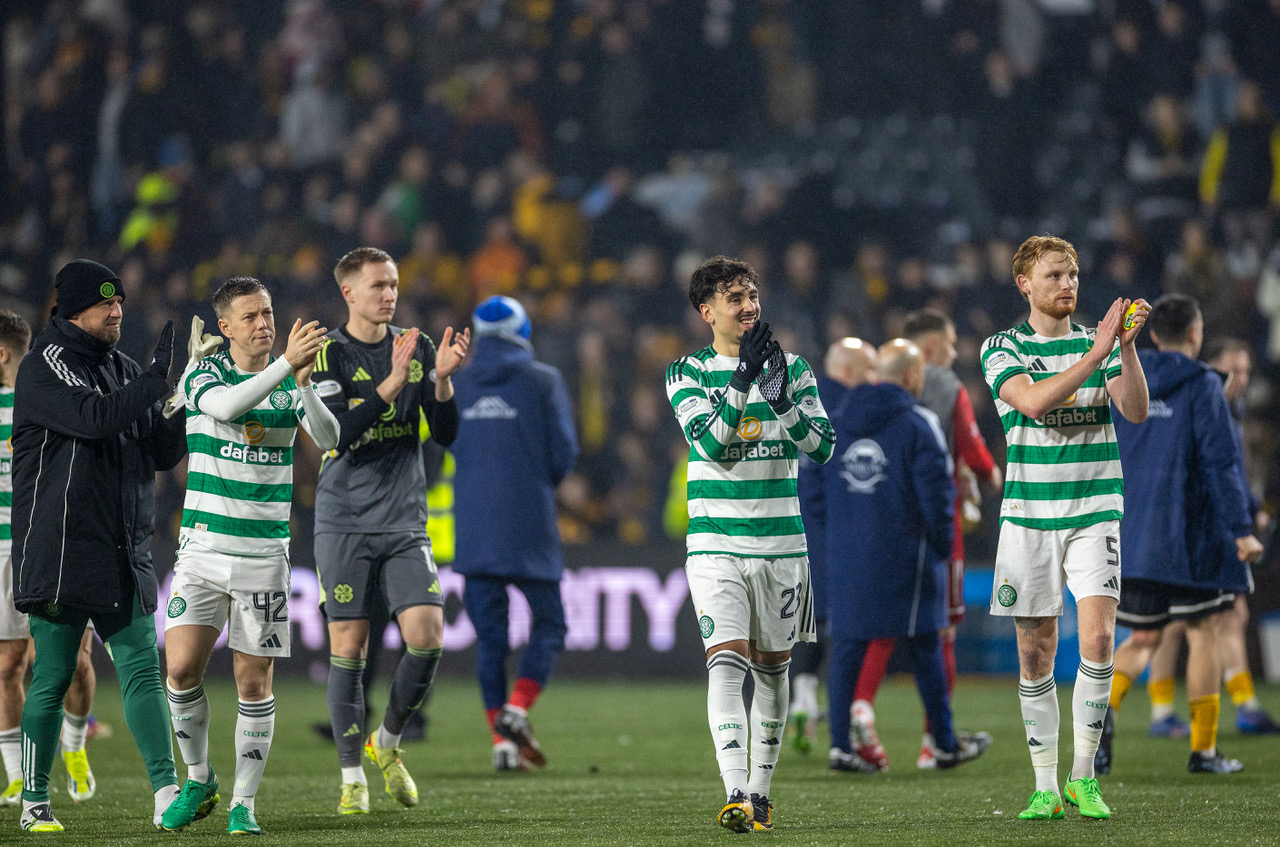 Celtic at a full Rugby Park 
