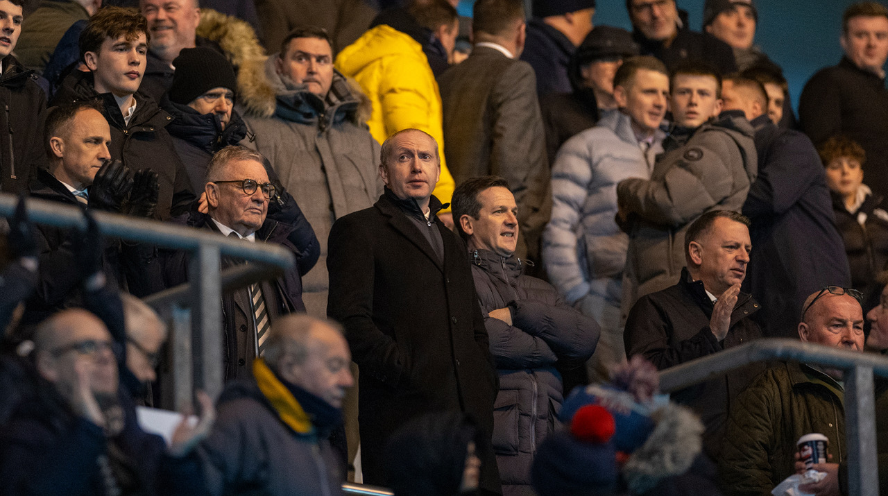 Celtic Board at Falkirk Stadium.
