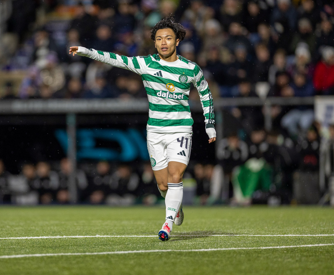 Reo Hatate of Celtic