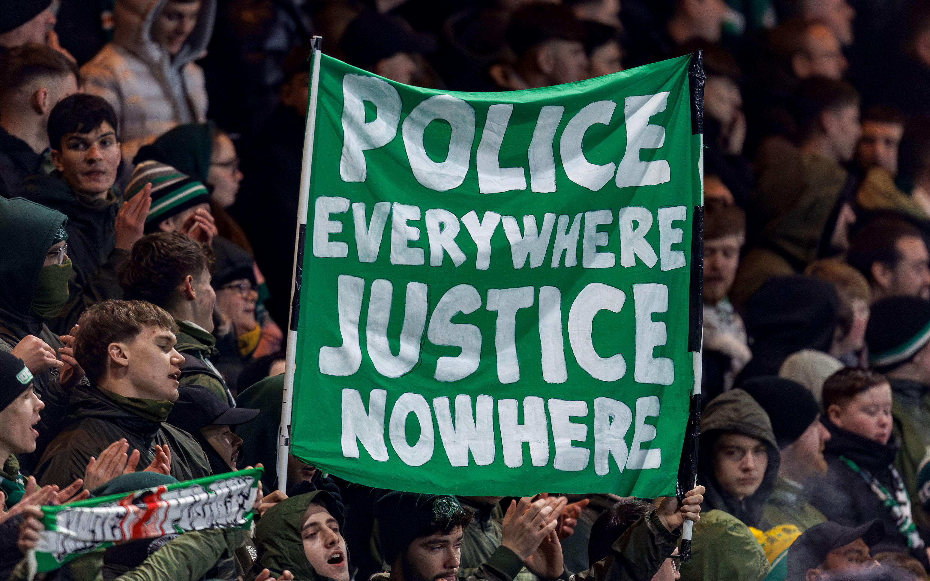 Green Brigade banner 