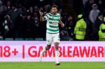 Auston Trusty of Celtic celebrates