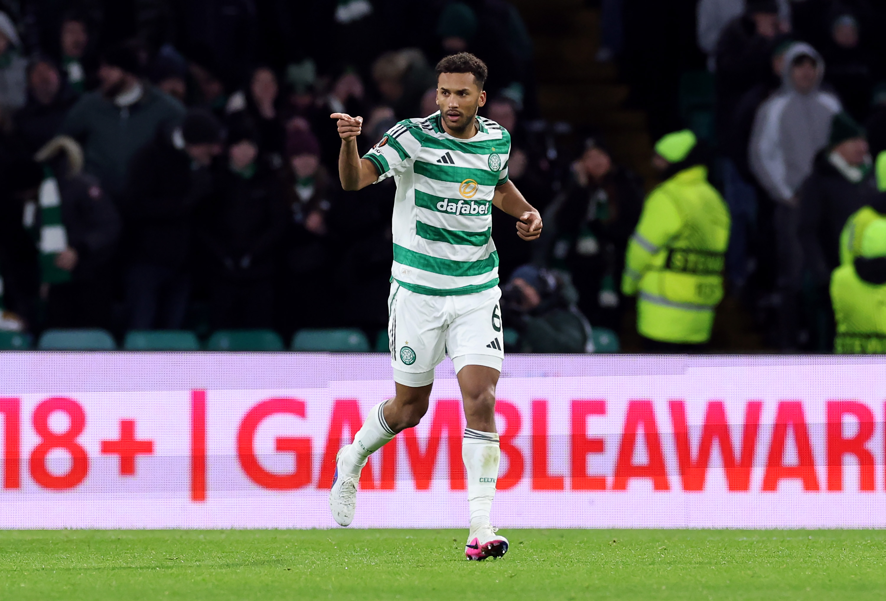 Auston Trusty of Celtic celebrates