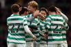 Celtic players celebrate Yang Hyun-Jun's opening goal