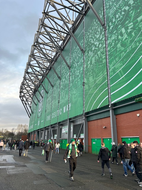 Images of Celtic Park on Saturday 10 January 2026. Celtic 4 Dundee Utd 0.