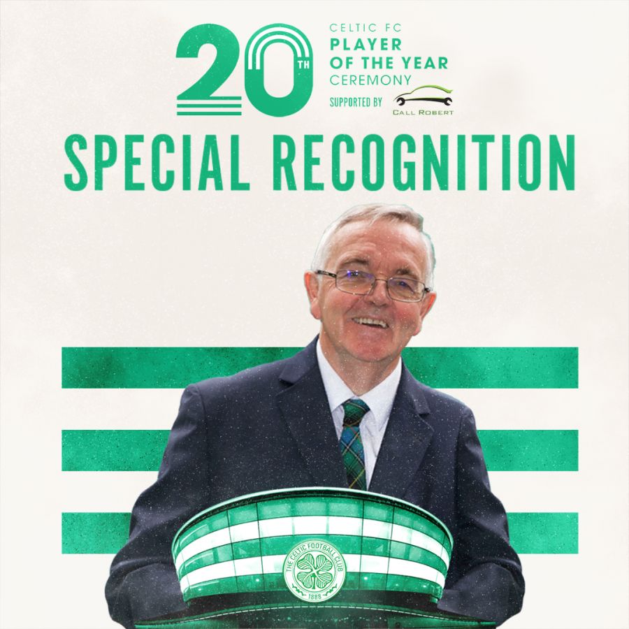 David Potter - Special Recognition Award from Celtic, May 2024. 