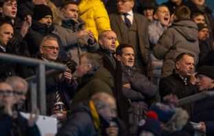 Celtic Board at Falkirk Stadium.