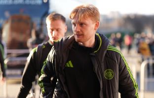 Liam Scales of Celtic arrives