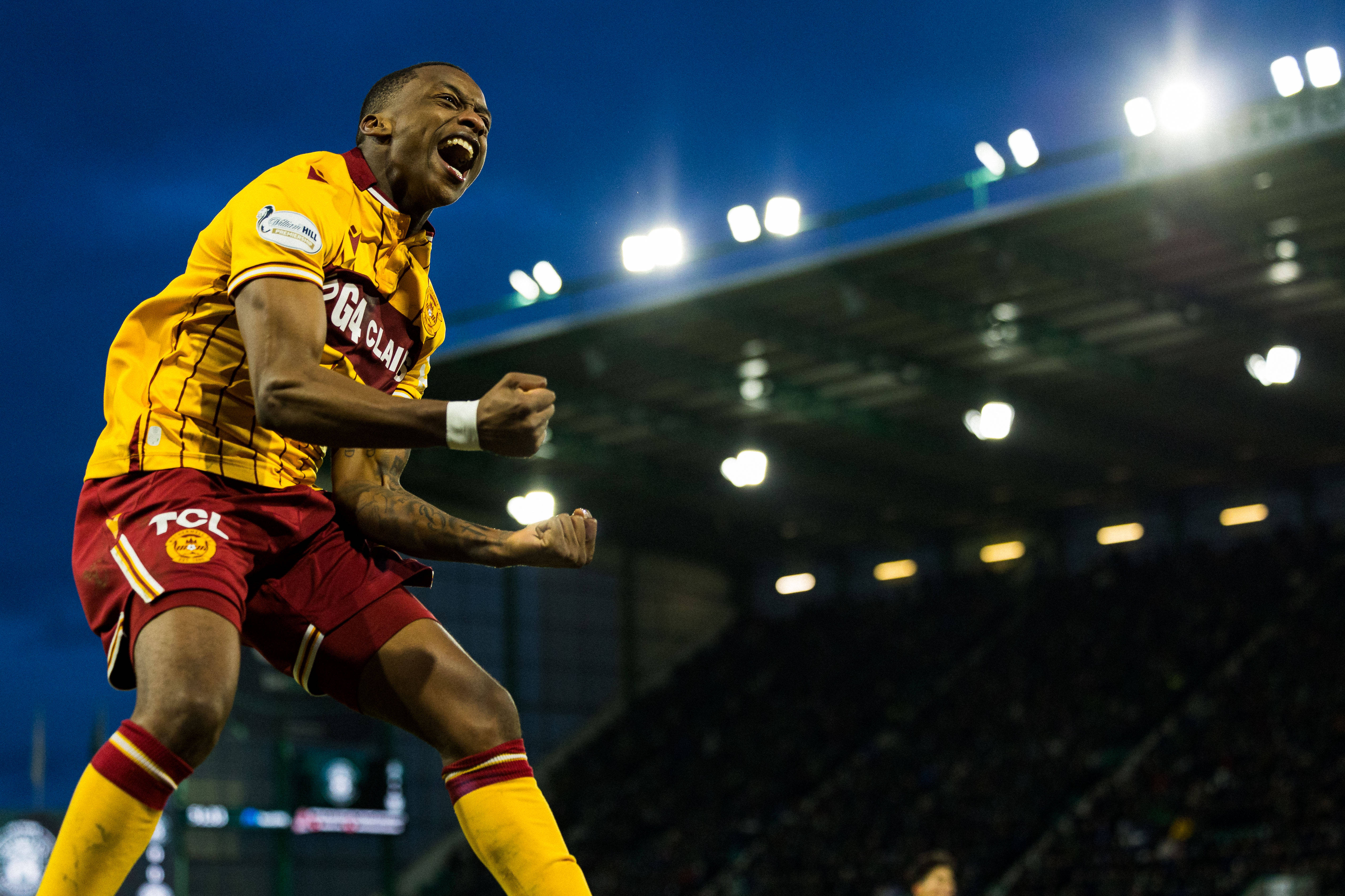 Tawanda Maswanhise celebrates