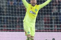 Kasper Schmeichel of Celtic celebrates