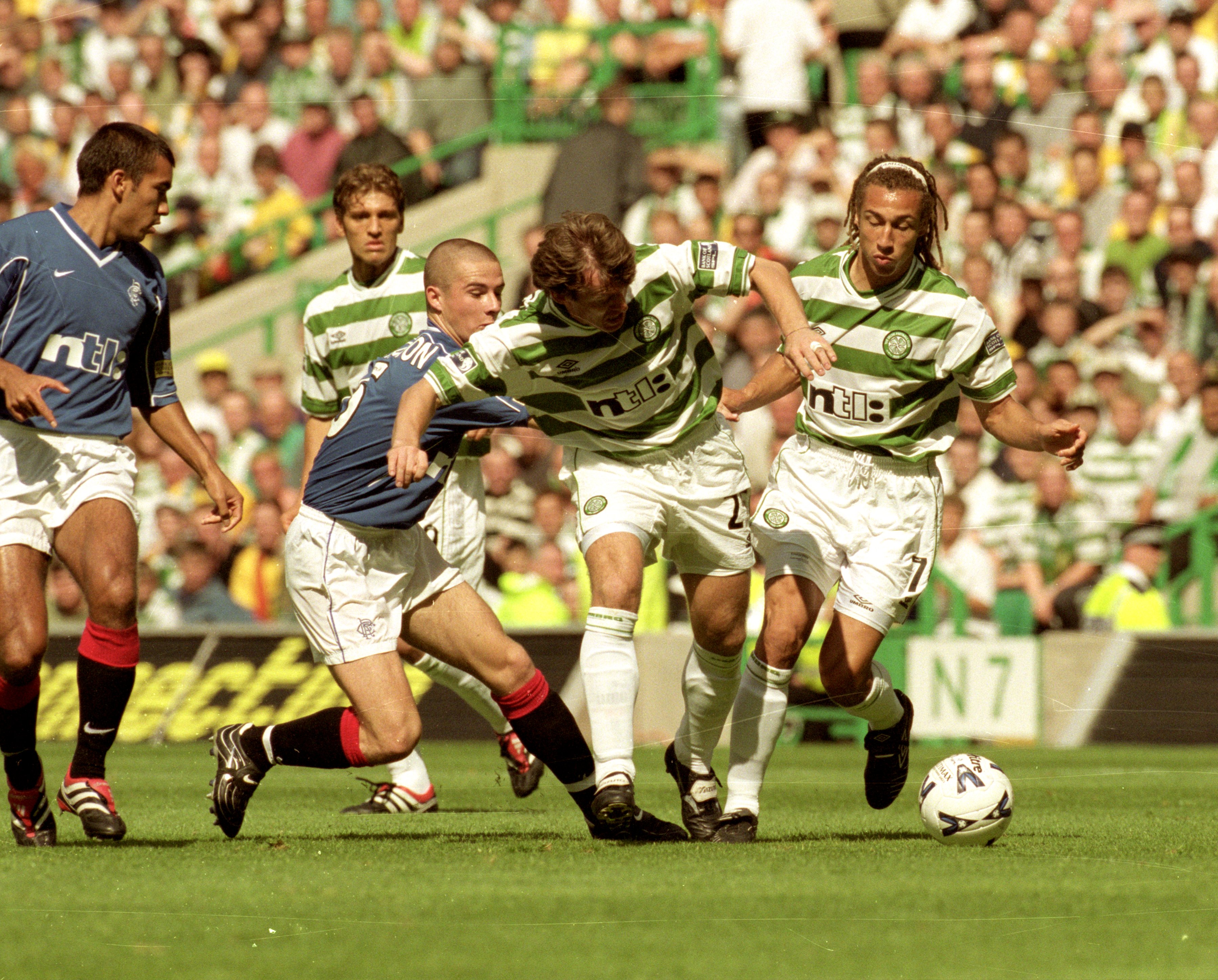 Lubomir Moravcik and Henrik Larsson