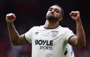 Callum Wilson of West Ham United celebrates