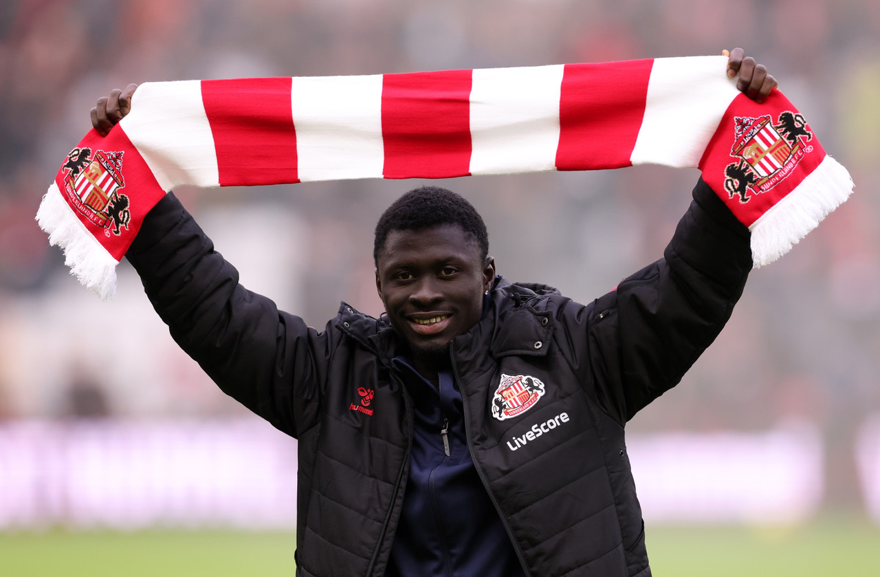 New signing Jocelin Ta Bi of Sunderland