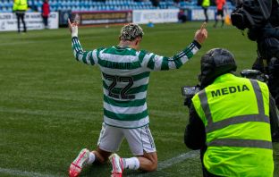 Julian Araujo celebrates