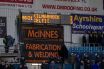 The scoreboard at Rugby Park.