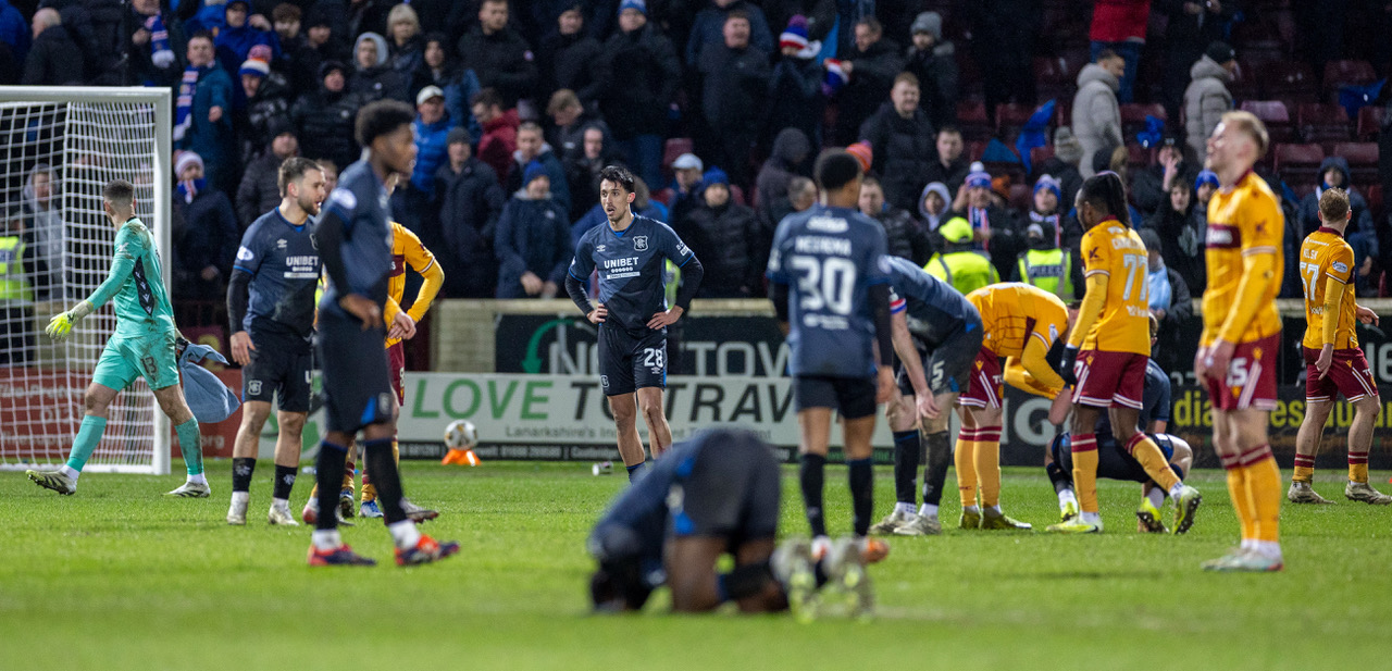 Stephen Welsh scores for Motherwell