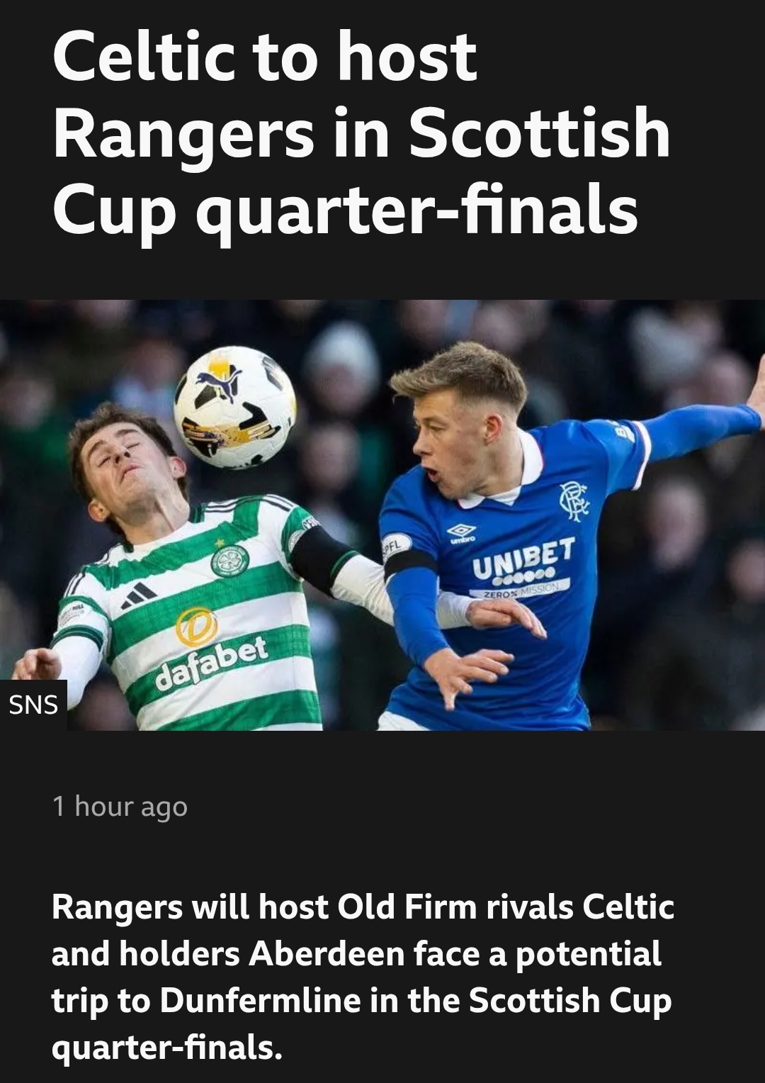 Screenshot from BBC website 