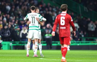 Benjamin Nygen celebrates