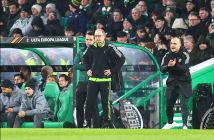 Martin O'Neill in the Celtic dugout for his 1000th match as a manager