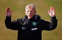 Manager Gordon Strachan of Celtic