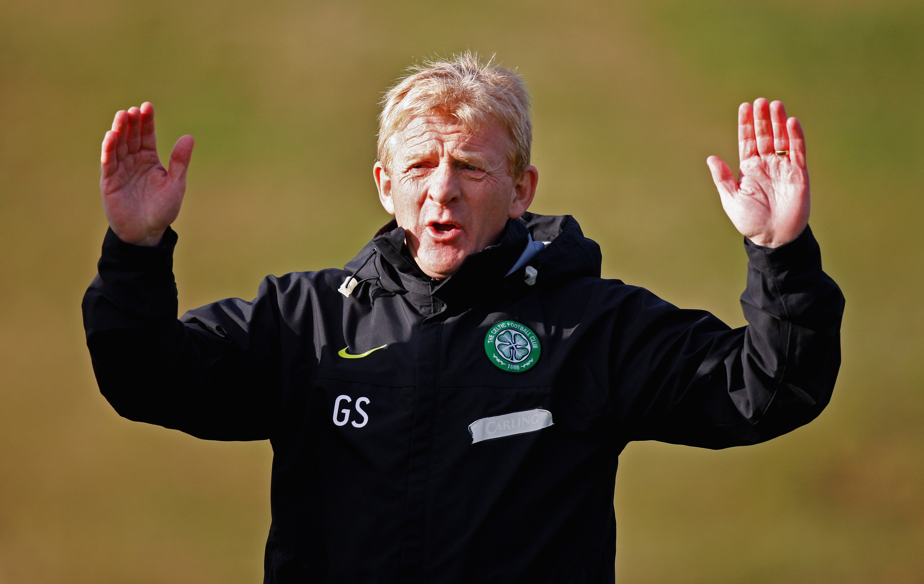 Manager Gordon Strachan of Celtic