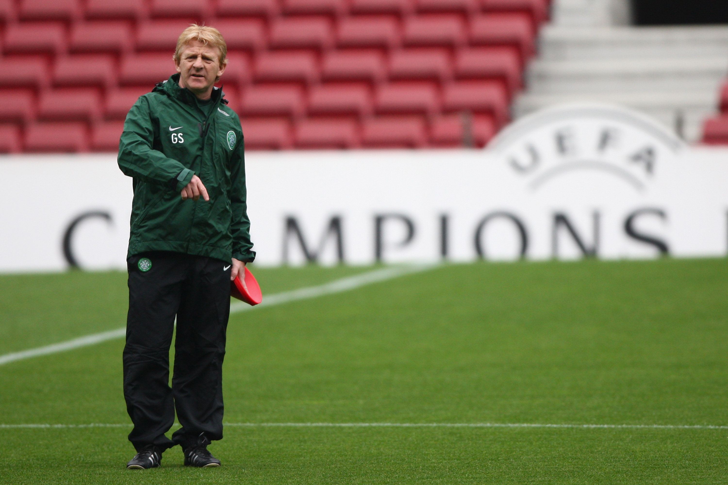 Gordon Strachan the coach of Celtic