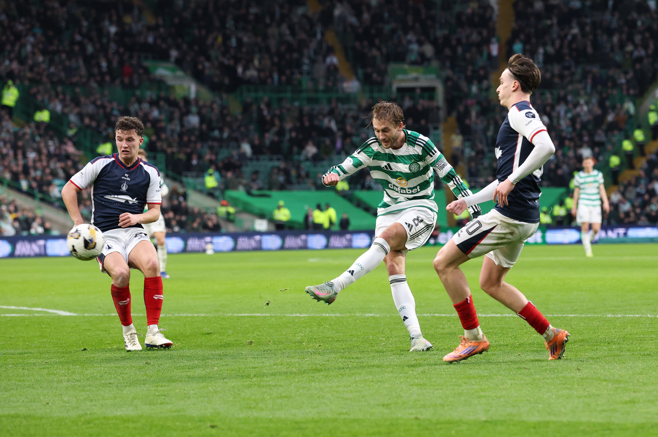 Benjamin Nygren of Celtic scores