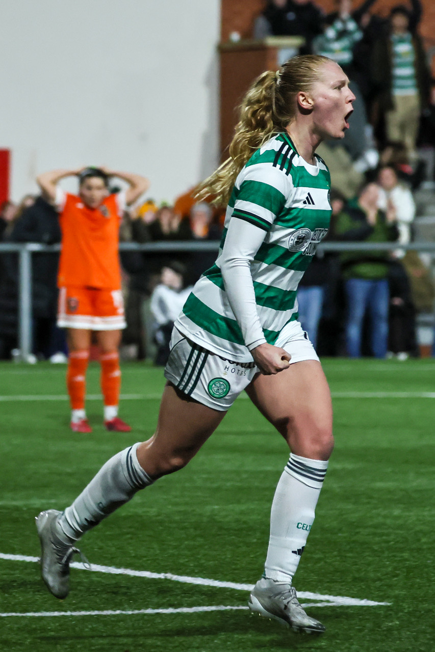 Morgan Cross celebrates