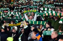 Celtic supporters singing YNWA