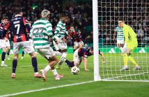 Junior Adamu of Celtic scores