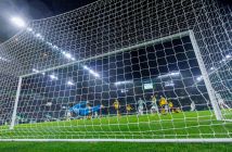 Alex Oxlaide-Chamberlain's goal to make it 2-1 to Celtic.