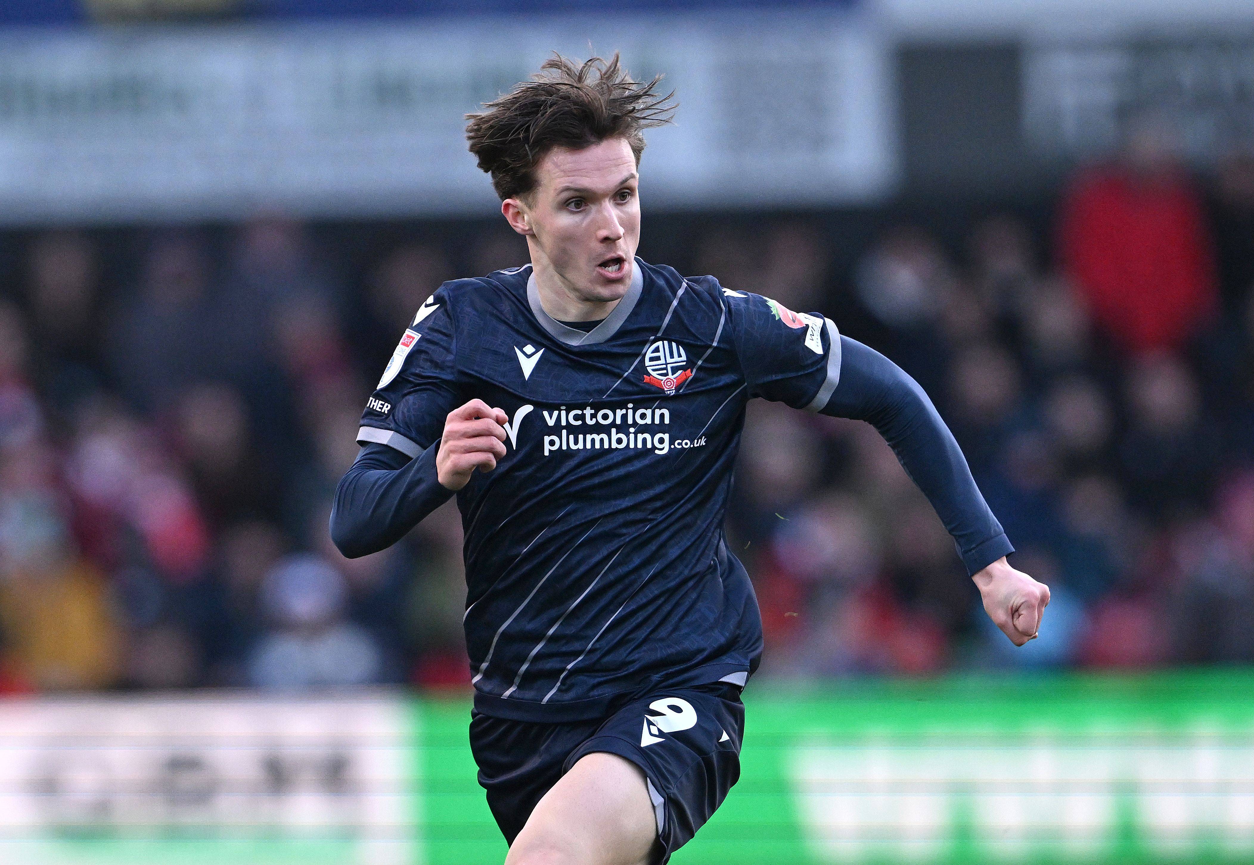 Johnny Kenny of Bolton Wanderers.