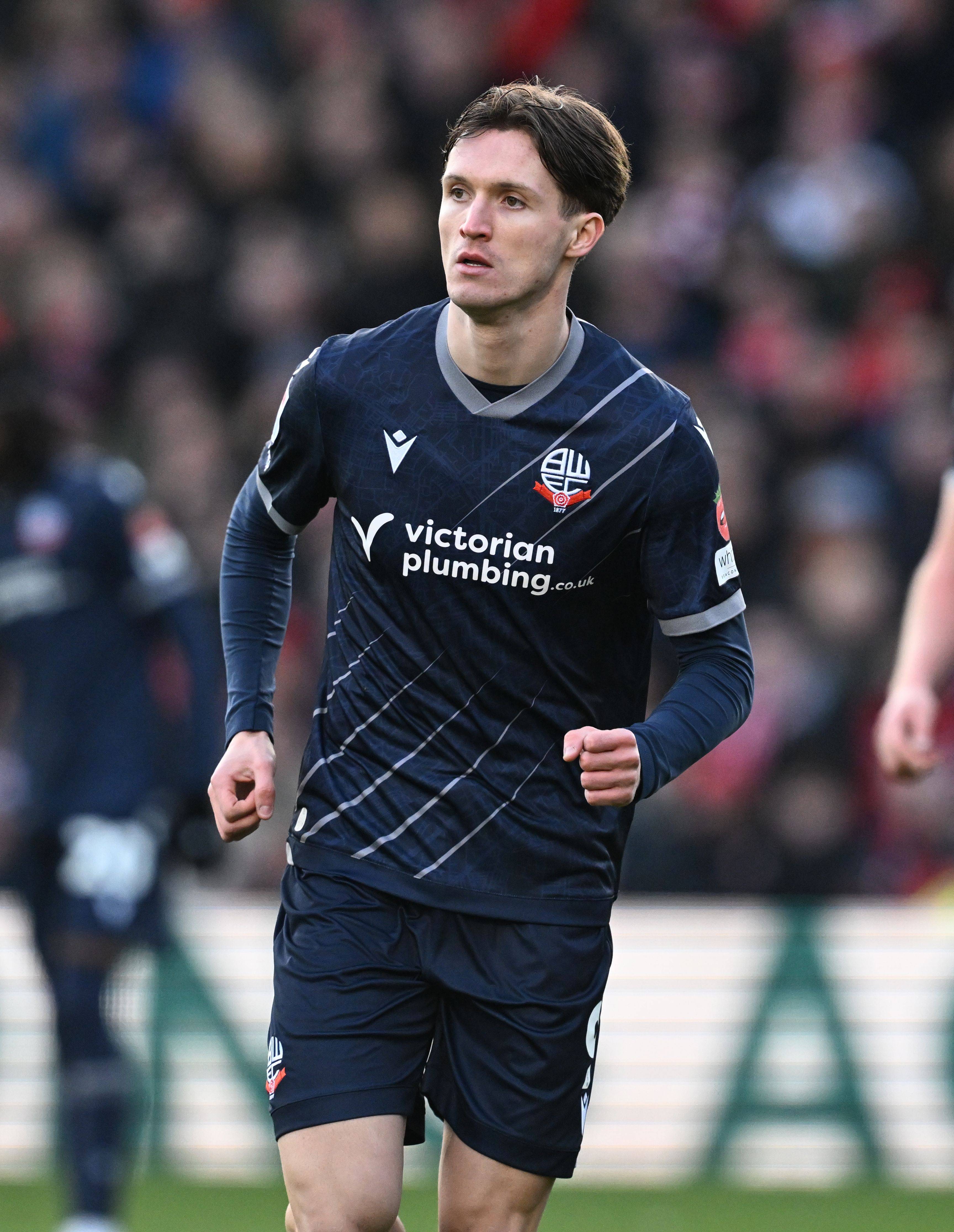 Johnny Kenny of Bolton Wanderers.