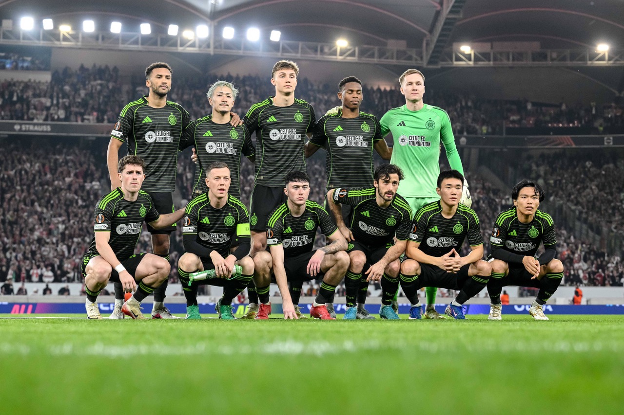 Celtic FC line-up v VfB Stuttgart